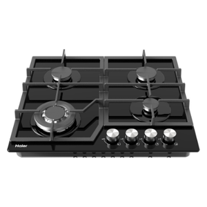  Haier HOB-G64CST2B - Built-In Gas Cooker - 4 Burners - Black 