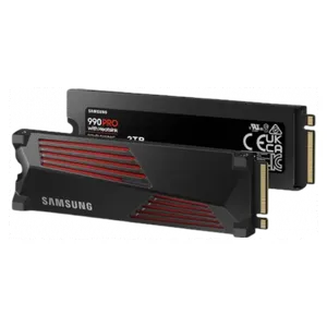  قرص داخلي سامسونج 990 برو - مع مشتت حراري - حجم M.2 2280 - تقنية NVMe 2.0 Gen4x4 - سعة 2 تيرابايت 