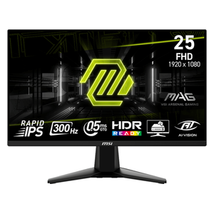 شاشة حاسبة ام اس اي 24.5-انج فئة MAG 255XF - سرعة الاستجابة 0.5 ملي ثانية - 300هيرتز(DisplayPort) - FHD