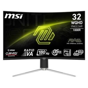  شاشة ام اس ئاي MAG 325CQRF E2 - 31.5 انج - 180 هيرتز - 0.5 مللي ثانية زمن الاستجابة - WQHD - اسود 