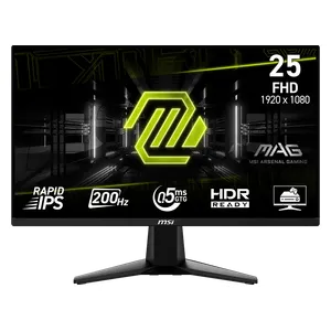  MSI 24.5 Inch MAG 255F E20 Series - Flat Monitor - 200 Hz - 0.5 ms Response Time - FHD 