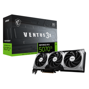 MSI G507T-16V3C - GeForce RTX 5070 - Graphics Card - 16 GB GDDR7 - NVIDIA Blackwell - Black