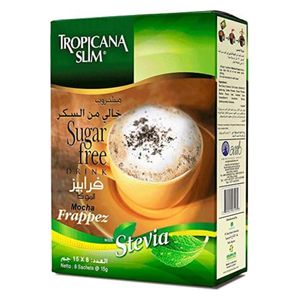  Tropicana Slim Sugar Free Mocha Frappez Drink with Stevia - 120g 