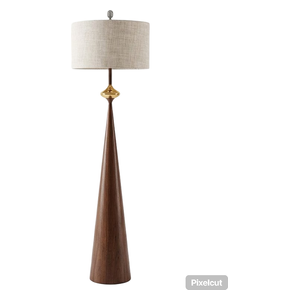  1st Shine Floor Lamp - Walnut 