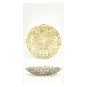 Gallery Home  Round Serving Bowl - 40 cm - Gold