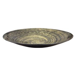 Gallery Home - Swirl Bowl - 40 cm - Black and Gold