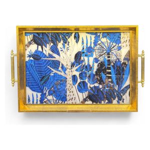 صينية تقديم كالاري هوم - 31×46 سم - 10601 -  أزرق