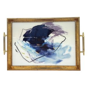 صينية تقديم كالاري هوم - 1355 - 31×46 سم - أبيض