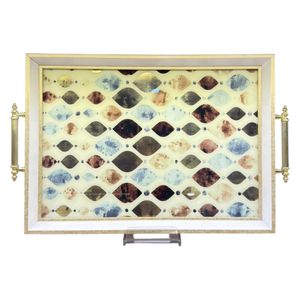 صينية تقديم كالاري هوم - 10624 - 31×46 cm - أبيض