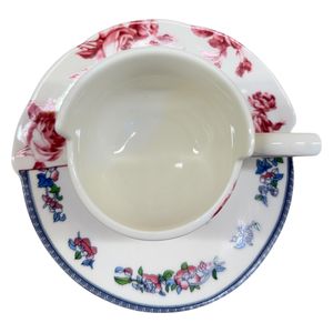  XD Collection Coffee Cup And Saucer, 6 Pieces - Multi Color 