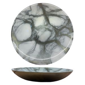 XD Collection Elegant Decorated Bowl - Grey