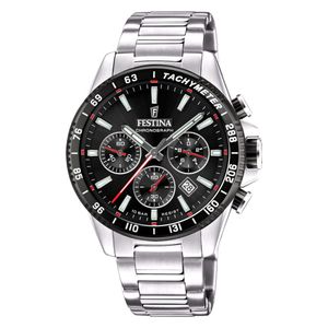  Festina F20560/6 - Watch For Men - Analog Display, Stainless Steel Band - Silver 
