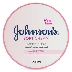  Johnson's Soft Cream Face & Body - 200ml 