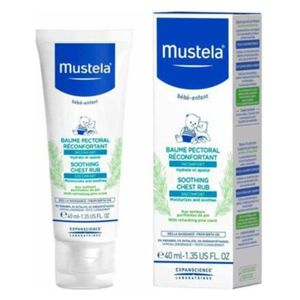 Mustela Moisturizing And Soothing Chest Rub - 40 ml
