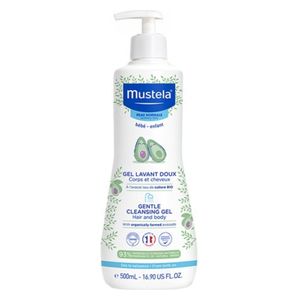 Mustela Enfant Gentle Cleansing Gel Hair And Body With Avocado - 500ml