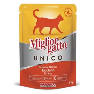  Miglior Gatto Unico Turkey Mousse Cat Food - 85g 