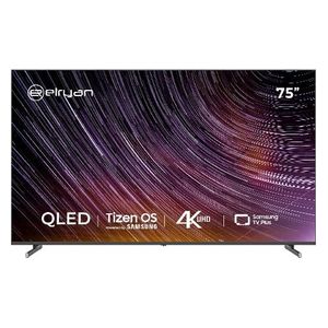  Elryan QLED7514H2TIZEN - 75 Inch - 4K - QLED - Smart - 60 Hz - Tizen - Black - Frameless TV 