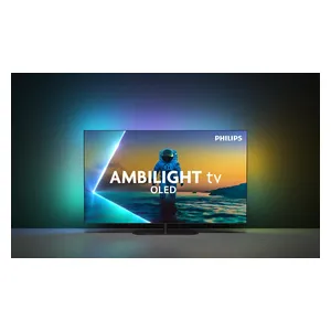  Philips 55 Inch - Smart TV - 4K UHD OLED - Google TV - 3 Sided Ambilight - P5 AI Processor - 144Hz - Frameless Design 