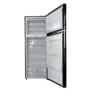 Elryan RF610LE-B - 16Ft - Conventional - Refrigerator - Black Glass