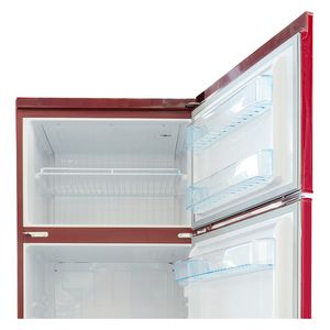 Elryan RF610LE-R - 16ft- Conventional Refrigerator - Red glass