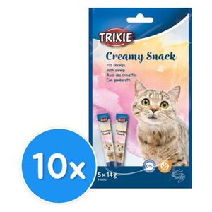  Trixie Creamy Shrimp Cat Snack - 10 Pieces 