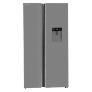 X-Vision TS551-ASD - Side By Side Refrigerator - 20ft - Silver