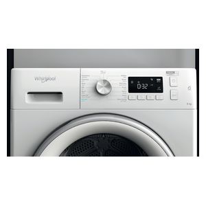 Whirlpool FFT M11 8X1WS GCC - 8Kg - Front Loading Dryer - White