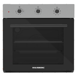  HAUSBERG  Built-In Oven Turbo Fan - 58 L - 1600 W - Stainless Steel 