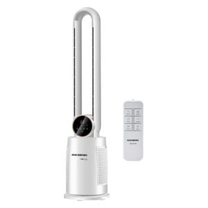  HAUSBERG HB-5957AB - Stand Fan - Titanium WhiteSilver 