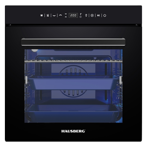  HAUSBERG HB-8046NG - Built-In Electric Oven - Black 