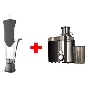 Philips GC628/86 - Garment Steamer - Gray + HAUSBERG HB-7645 - Juicers - Silver