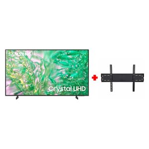  Samsung 65-Inch DU8000UXTW Series - Smart - 4K - LED - 50Hz + Alnour Model160 - TV Wall Mounted - Black 