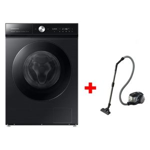  Samsung WW11B1944DGBFH - 11Kg - 1400RPM - Front Loading Washing Machine - Black + Samsung SC4570 - 1800W - Bagless Vacuum Cleaner - Black 