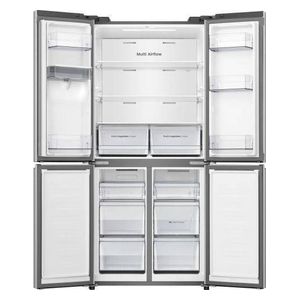 ثلاجة هايسنس ذات التصميم الفرنسي - 18 قدم - RQ5G470SBB3 - اسود زجاجي