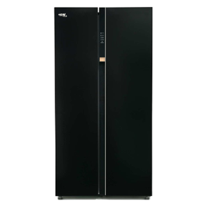 View KRF-600W - 21ft - Side By Side Refrigerator - Black Glass