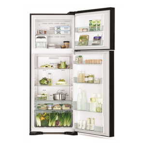  Hitachi RV655BBK - 22ft - Conventional Refrigerator - Black Titanium 