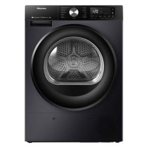 Hisense DH7S107BB - 10Kg - Front Loading Dryer - Black Titanium