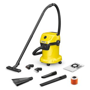 KARCHER WD3-17L - 1000W - 17L - Wet And Dry Vacuum Cleaner - Yellow
