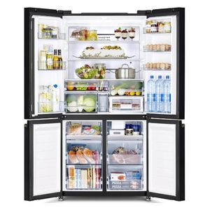  Hitachi RWB720GBK - 26ft - French Door Refrigerator - Black 
