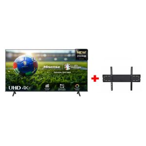  Hisense 65-Inch A61N Series - Smart - 4K - LED - 60Hz - 2024 Model + Alnour Model160 - TV Wall Mounted - Black 