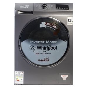  غسالة رامكو فتحة امامية - 7.8 كغم - RW-A710-G - رمادي 