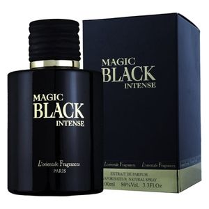 Magic Black by L'orientale Fragrances for Men - Eau de Parfum Intense, 100 ml