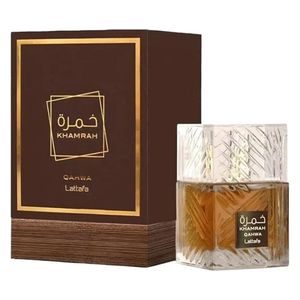 Khamrah Qahwa by Lattafa for Unisex - Eau de Parfum, 100 ml 
