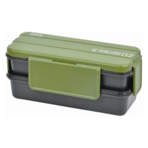  Pearl Metal D-438 - 2 layer lunch box - Green 
