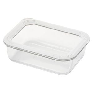  Pearl Metal HC-532 - Heatproof Glass Storage Container 900 ml - White 