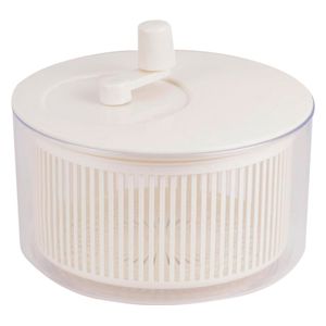 Pearl Metal C-995 - Vegetable Spinning Strainer - White