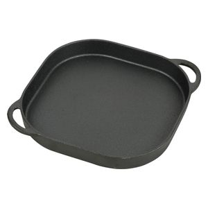  قالب فرن من الحديد المصبوب بيرل ميتل - HB-6219 - 24 x 24 سم - اسود 