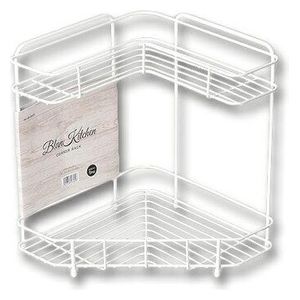  Pearl Metal Blanc Kitchen Corner Rack - HB-3605 - White 