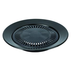 Pearl Metal HB-6316 - Non-stick Round Grill 32cm - Black