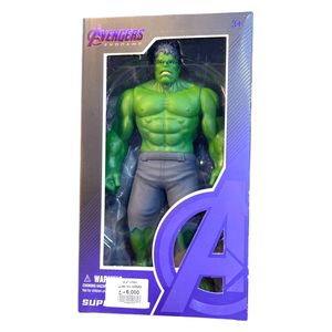 Articulated Hulk Green Hero Action Figure with Bucket